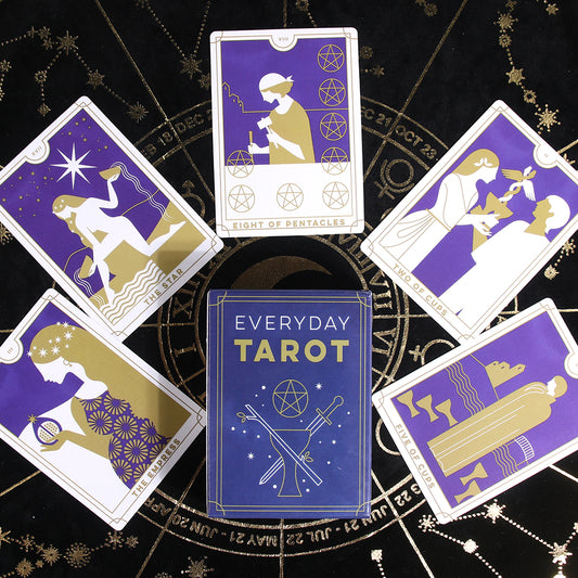 Daily Tarot Mini Card Game Wisdom